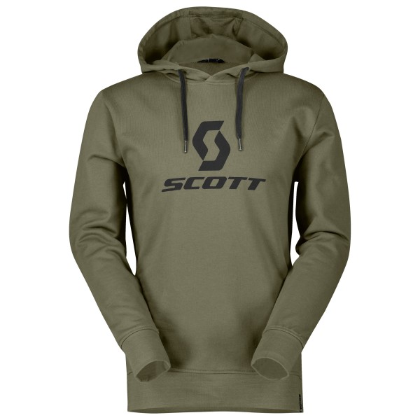 Scott - Hoody Icon L/S - Hoodie, olijfgroen