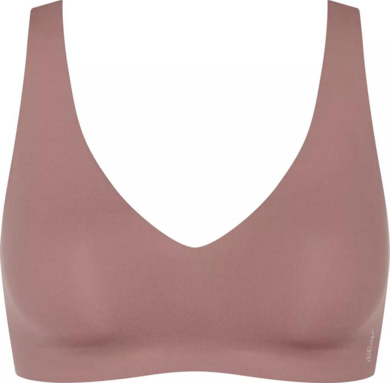 Sloggi Zero feel 2.0 dames soft bh zonder beugel cacao maat l 1 Stuk