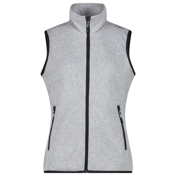 CMP - Women's Vest Jacquard Knitted - Fleecebodywarmer, grijs