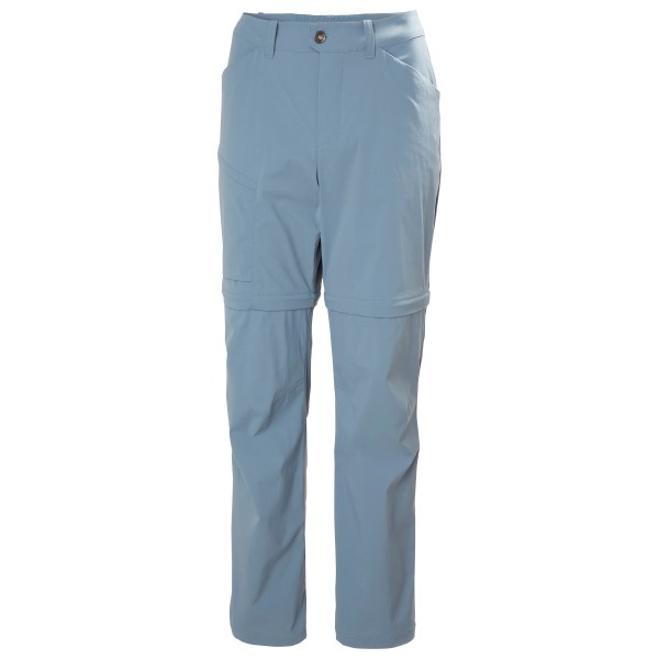 Helly Hansen - Women's Elv Light Zip Off Pant - Softshellbroek, grijs/turkoois