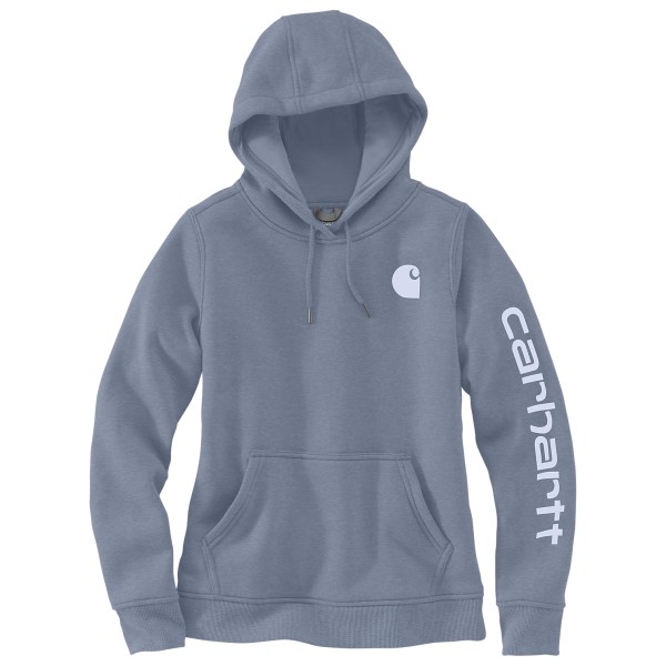 Carhartt - Women's Clarksburg Logo Sleeve Sweatshirt - Hoodie, grijs