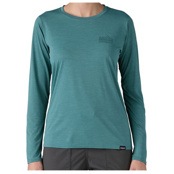 Patagonia - Women's L/S Cap Cool Daily Graphic Shirt - Longsleeve, turkoois