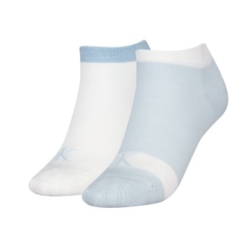 calvinkleinlegwear Calvin Klein 2 stuks Glossy Sneaker Socks