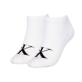 calvinkleinlegwear Calvin Klein 2 stuks Women Monogram Sneaker Socks