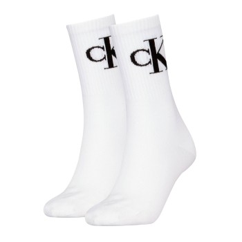 calvinkleinlegwear Calvin Klein 2 stuks Women Monogram Crew Socks
