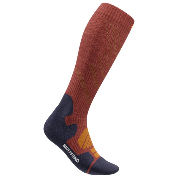 Bauerfeind Sports - Outdoor Merino Compression Socks - Compressiesokken, rood
