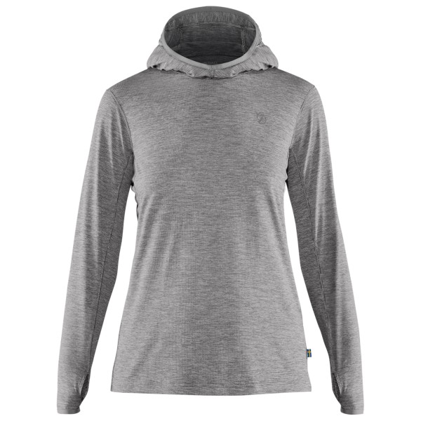 Fjällräven - Women's Abisko Sun-Hoodie - Sportshirt, grijs