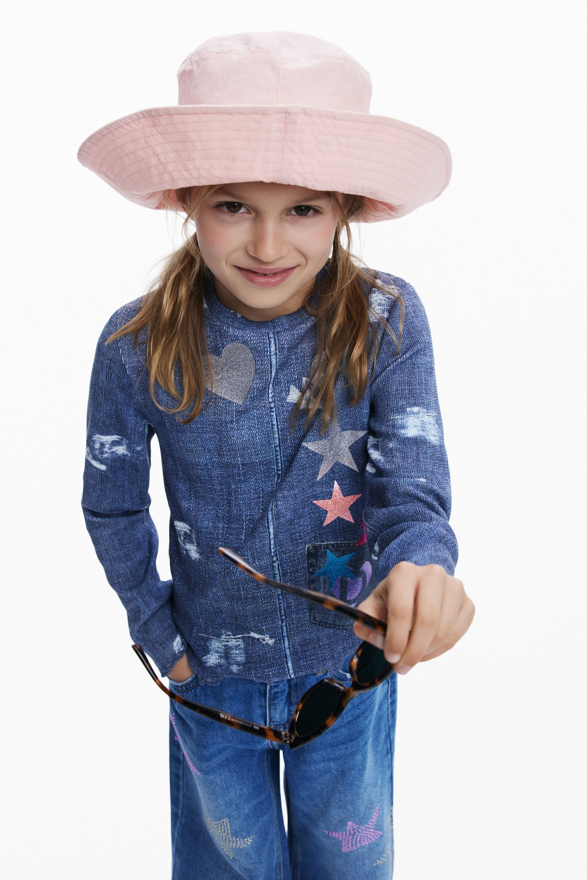 desigual Kort bedrukte jurk - BLUE