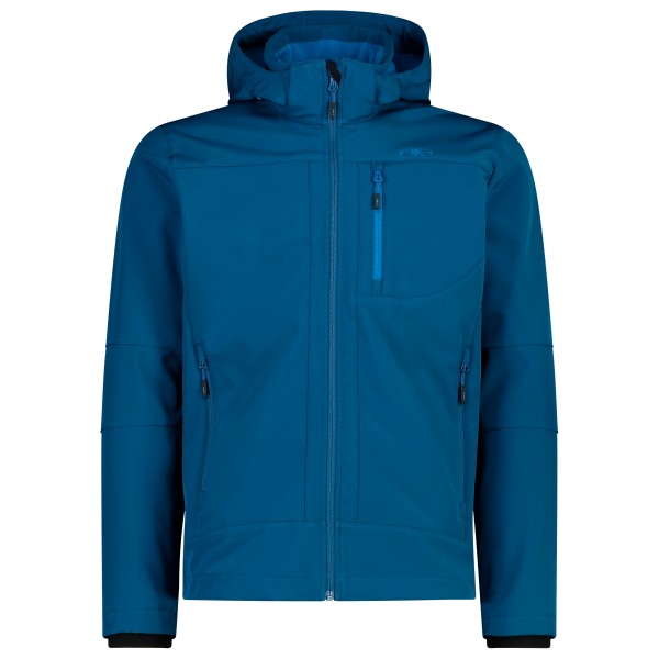CMP - Jacket Zip Hood Softshell - Softshelljack, blauw