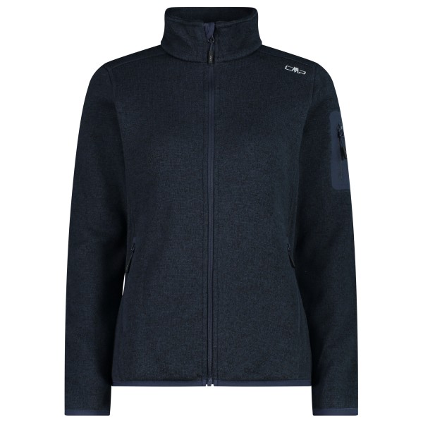 CMP - Women's Jacket Jacquard Knitted - Fleecevest, blauw