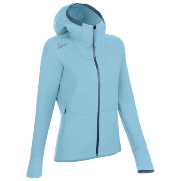 LaMunt - Women's Antje Thermal Hoodie - Fleecevest, blauw