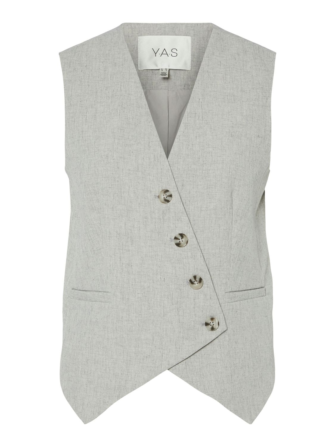 Y.A.S. Gilet Riu Grijs dames