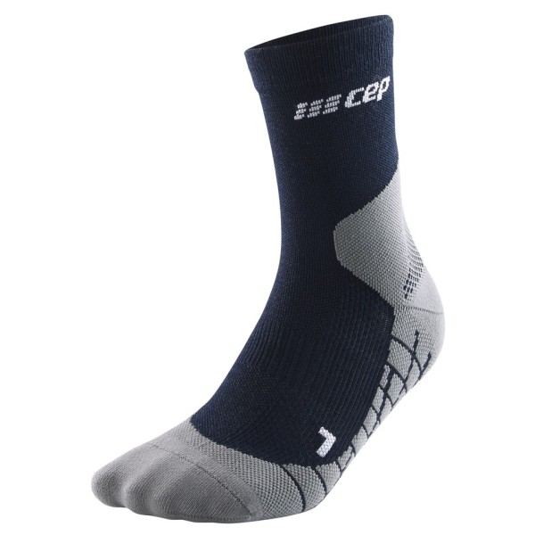 CEP - Women's Cold Weather Compression Socks Mid Cut V2 - Compressiesokken, blauw/grijs