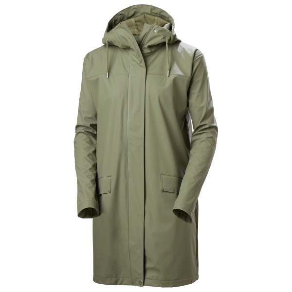 Helly Hansen - Women's Moss Rain Coat - Lange jas, olijfgroen