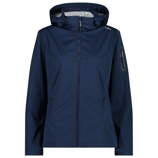 CMP - Women's Light Softshell Jacket Zip Hood - Softshelljack, blauw