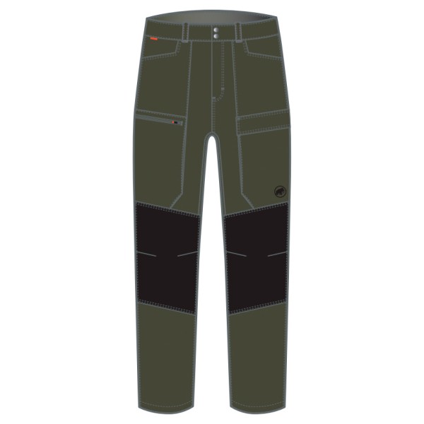 Mammut - Zinal Hybrid Pants - Trekkingbroek, olijfgroen