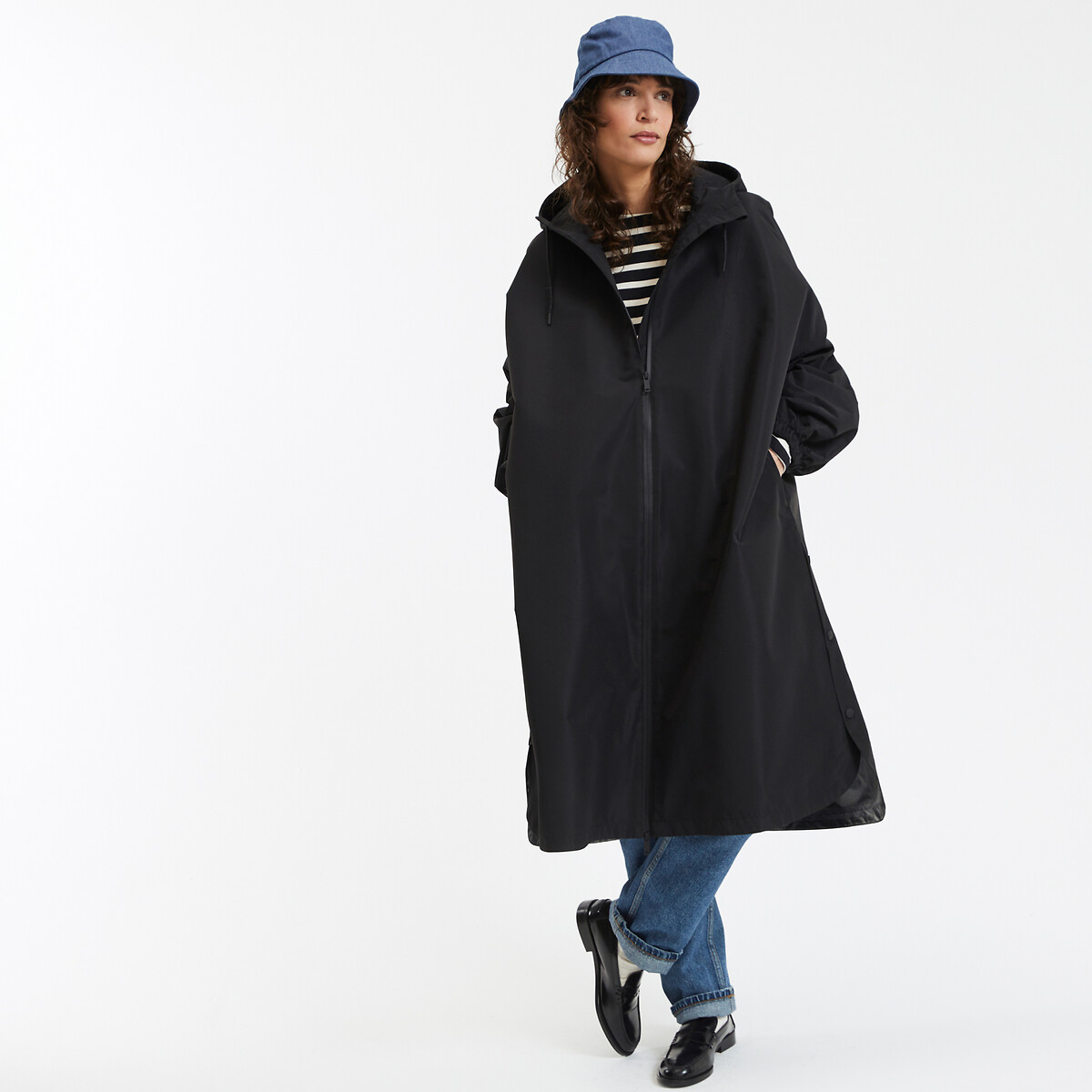 LA REDOUTE COLLECTIONS Oversized windjack met kap