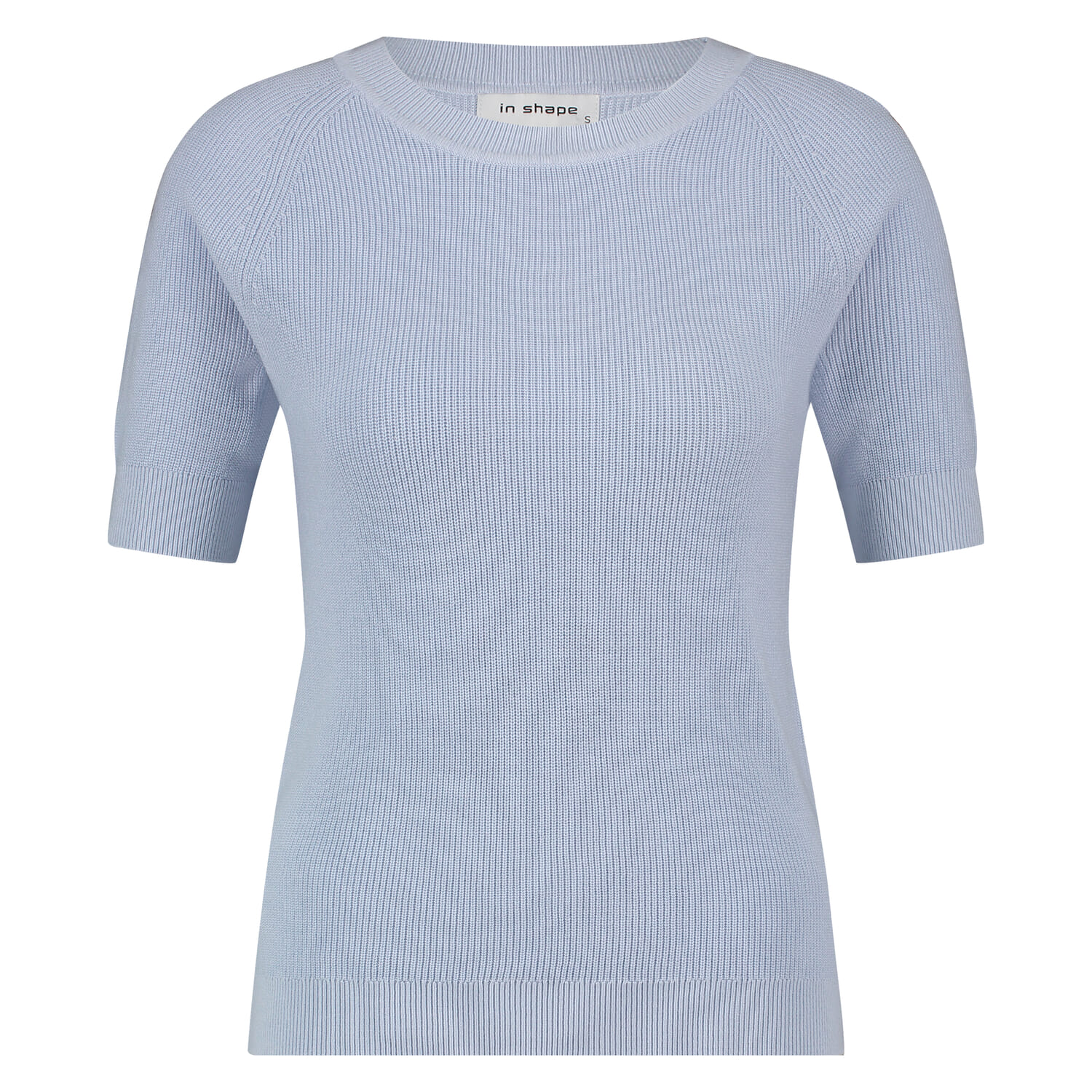In Shape Pullover Olive Rib Blauw dames