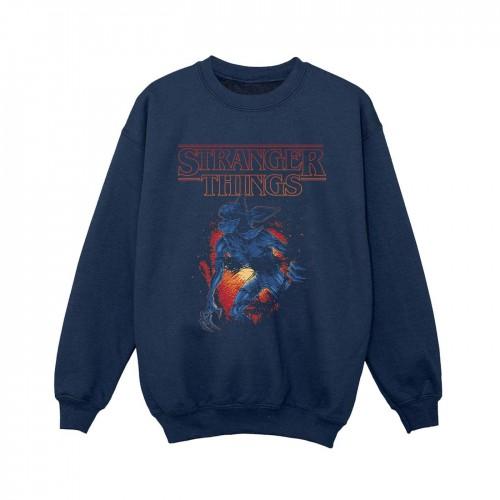 Pertemba FR - Apparel Netflix Boys Stranger Things demogrotsweater 12-13 zwart