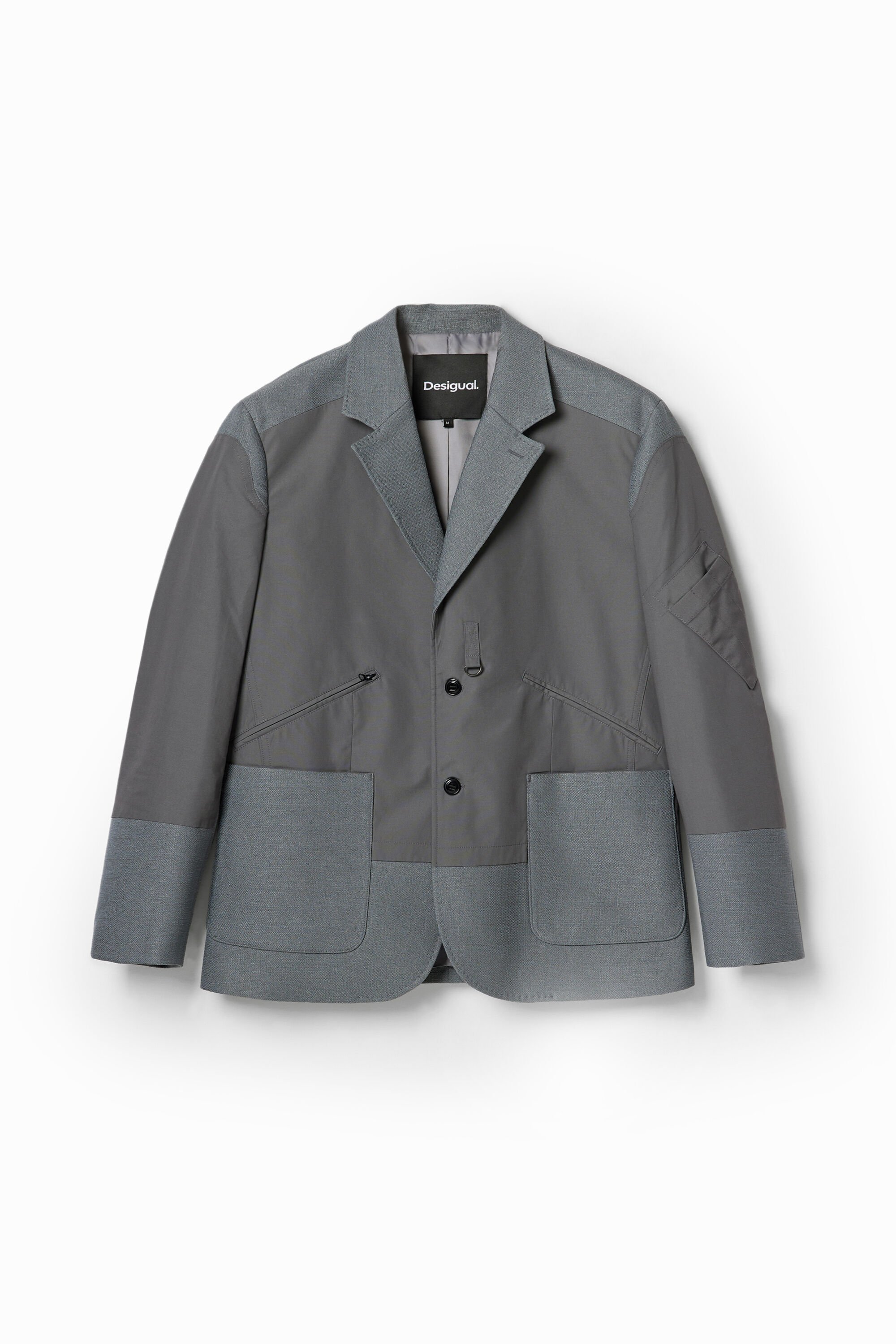 desigual Hybride blazer met zakken - BLACK