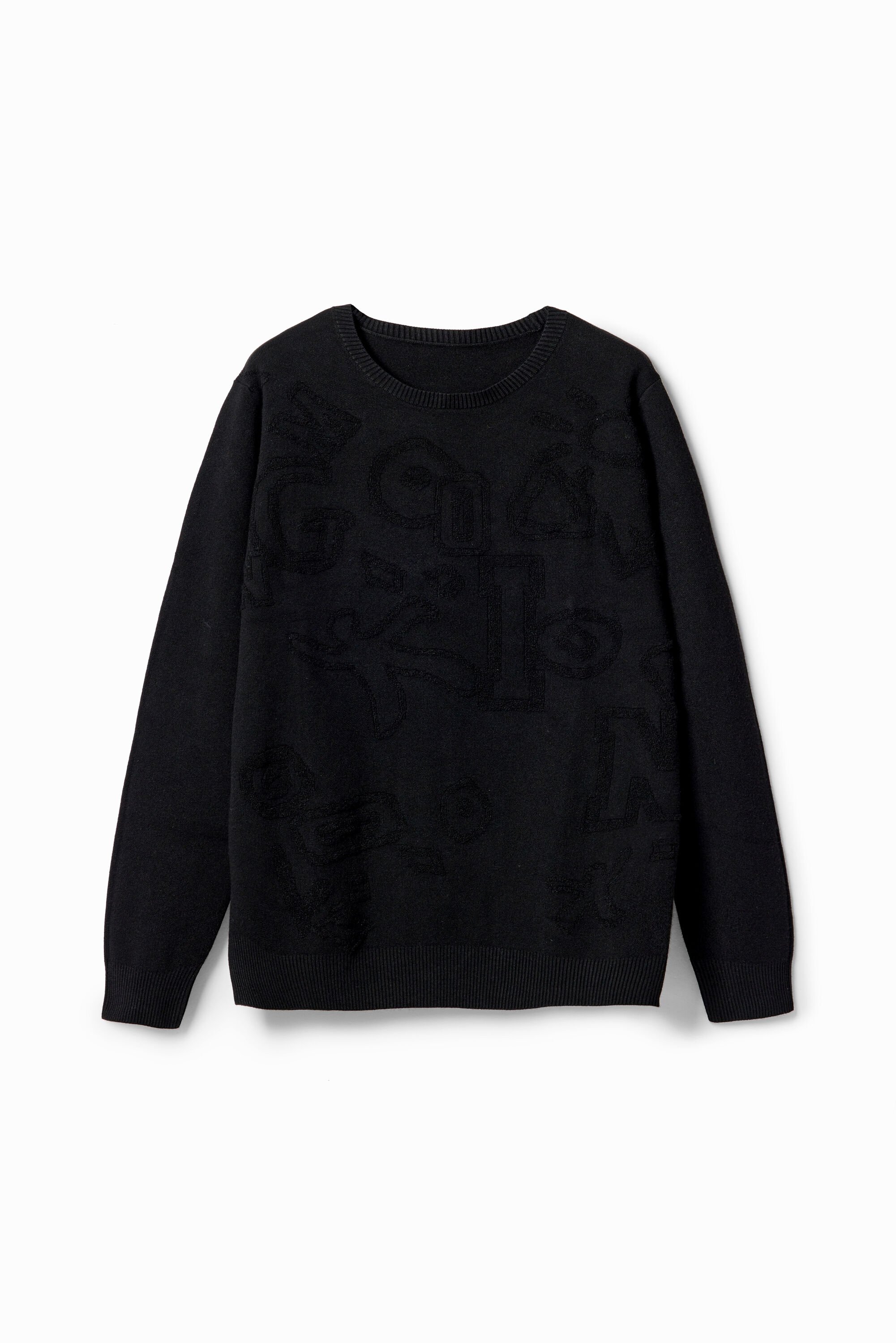 desigual Trui - BLACK