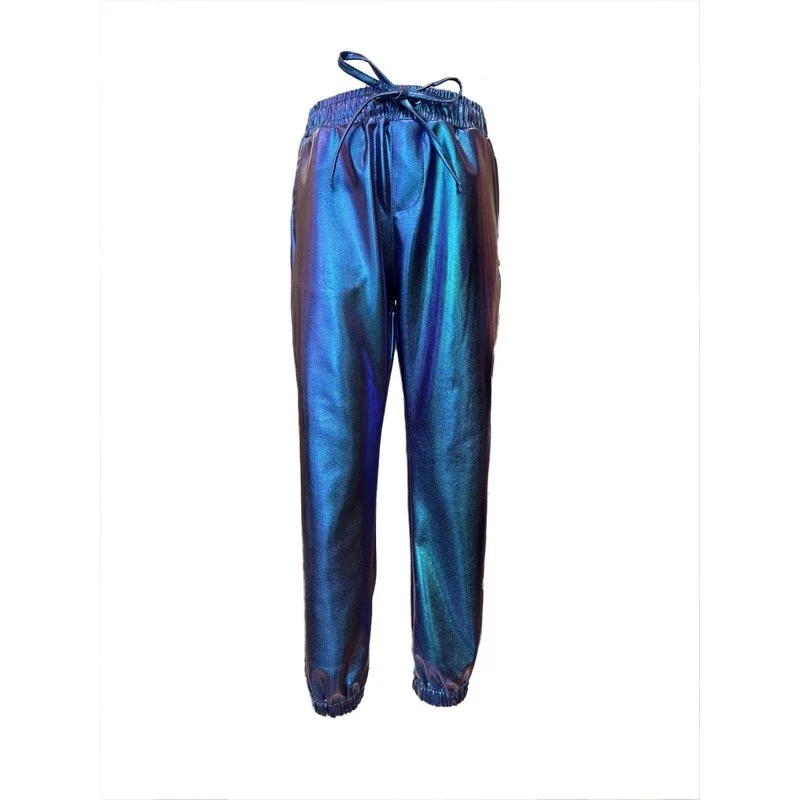 Dutch Dream Denim Zomer broek meisjes metallic - kisiwa