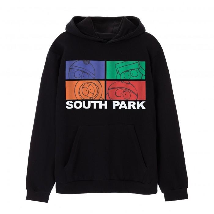 Pertemba FR - Apparel South Park heren hoodie met kleurblokken L zwart