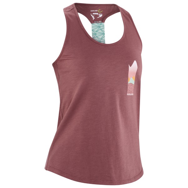 Edelrid - Women's Gamba Tank - Tanktop, bruin/purper