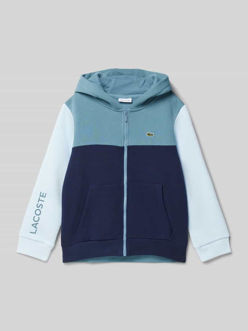 Lacoste Sweatjack met logopatch
