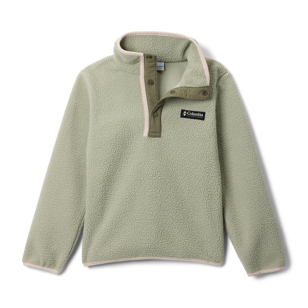 Columbia Fleece trui met drukknoopkraag