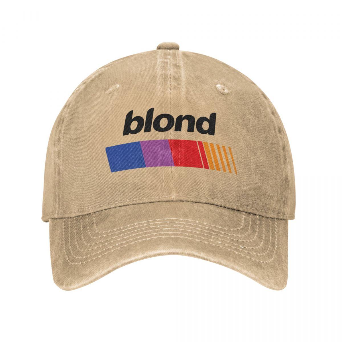 91421224MABN1UXM5T Blonde Open Ocean Baseball Cap Mode Versleten Denim Frank Hip Hop Rapper Snapback Cap Unisex Stijl Outdoor Zomer Caps Hoed One Size