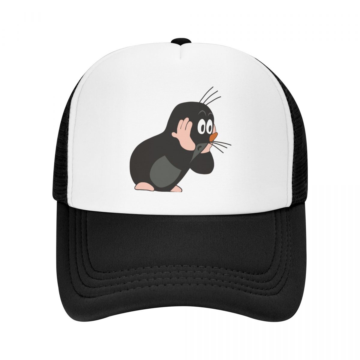 91460000MAC0FHAR19 Klassieke Mol Verrast Trucker Hoed Verstelbare Volwassen Cartoon Krtek Little Maulwurf Baseball Cap Zomer Hoeden Snapback Caps Trucker Hat
