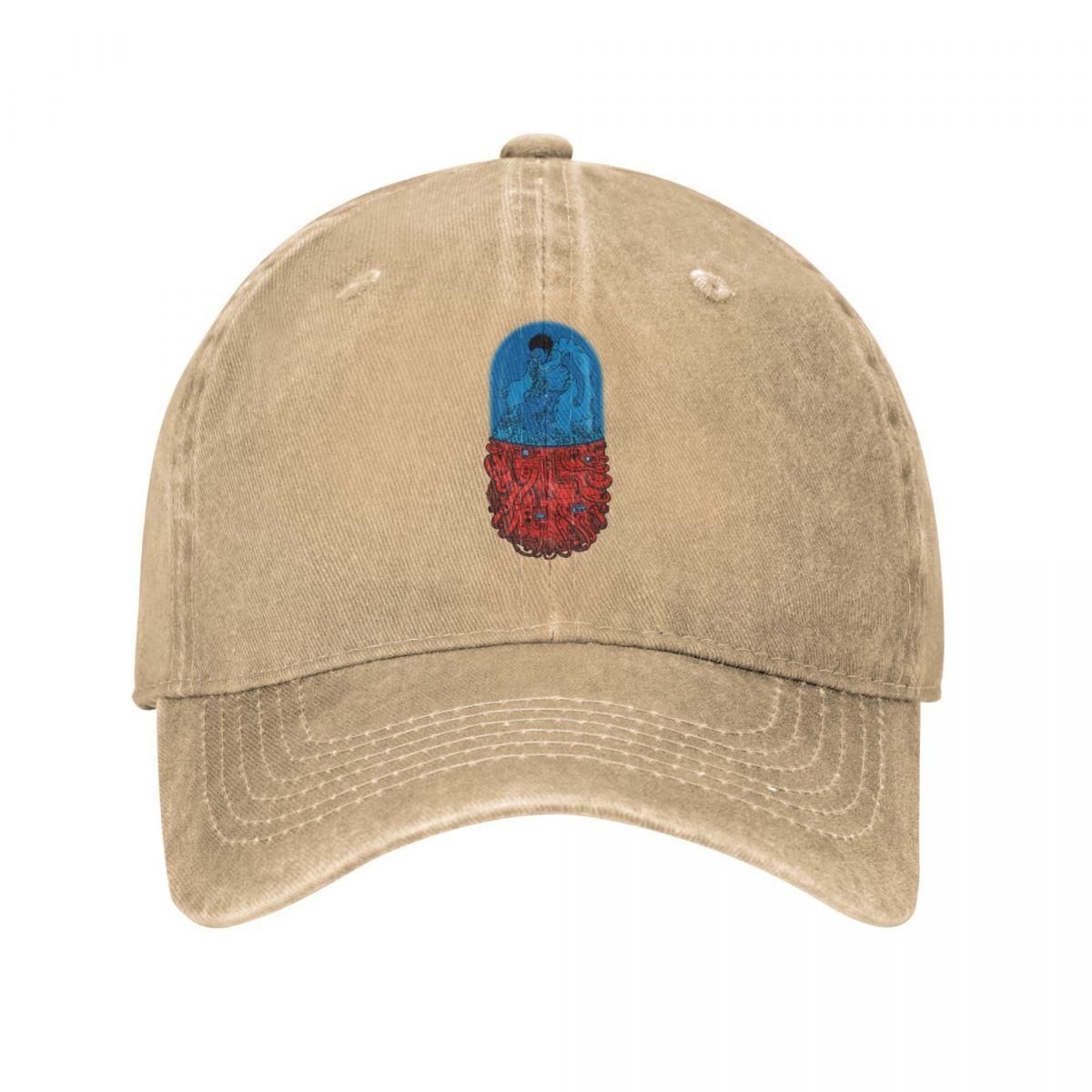 91440118MAC534JW32 Akira Capsule Baseball Cap Merchandise Casual Distressed Washed Hoofddeksel Unisex Outdoor Alle seizoenen Reizen Petten Hoed One Size