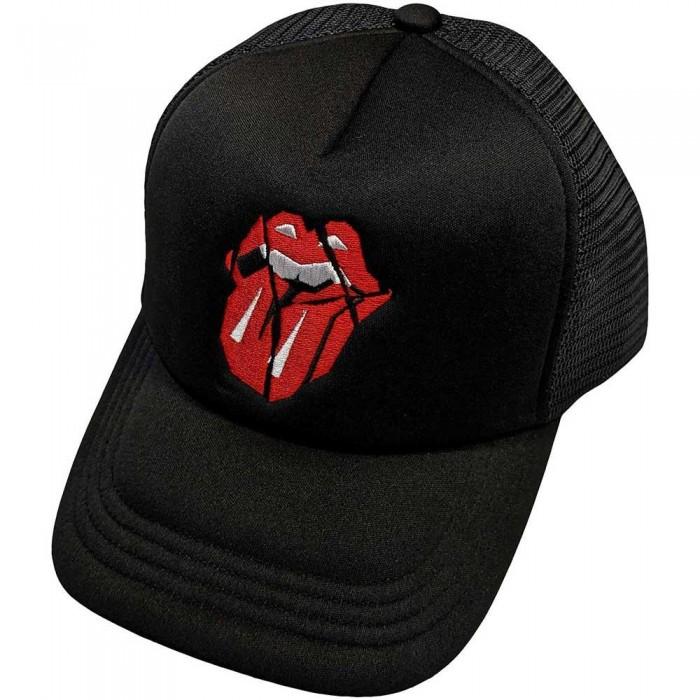 The Rolling Stones De Rolling Stones Hackney Diamonds Shards Logo Mesh Back Baseballpet One Size zwart