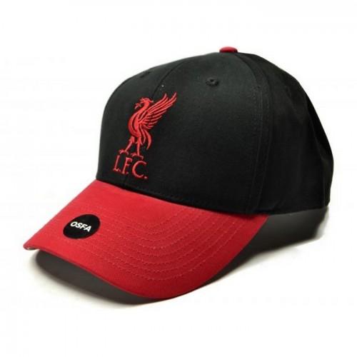 Liverpool FC Unisex Volwassen Tweekleurige Baseballpet One Size rood/zwart