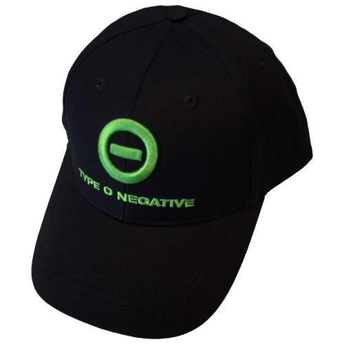 Pertemba FR - Apparel Type O Negatieve Unisex Volwassen Logo Baseball Cap One Size zwart