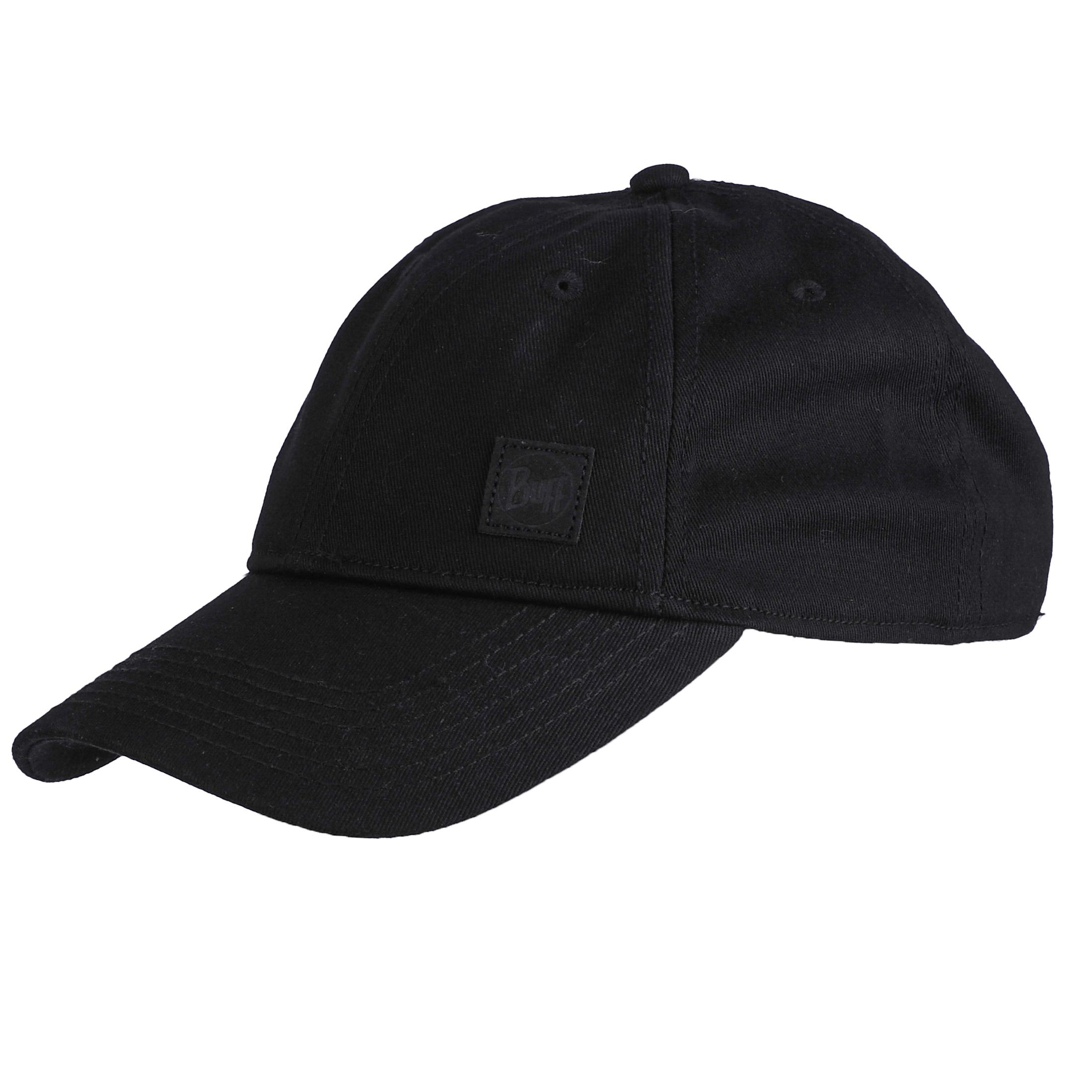 Buff Baseballcap, Unisex zwarte pet One size zwart