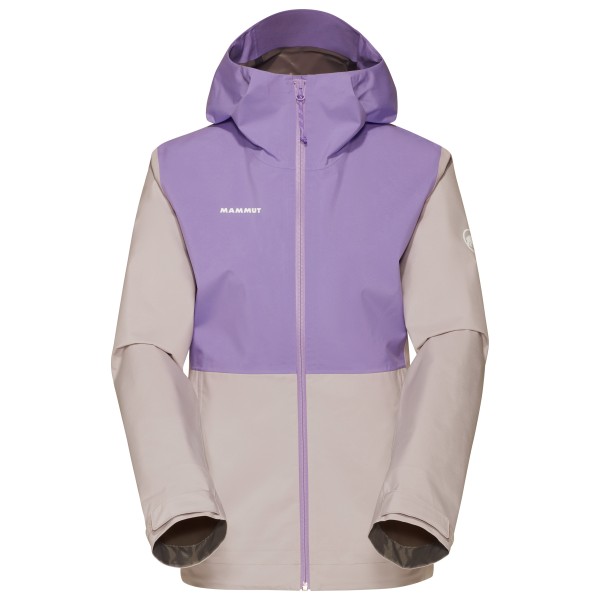 Mammut - Women's Linard Light Hardshell Hooded Jacket - Regenjas, purper/grijs