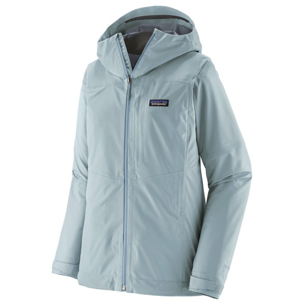 Patagonia - Women's Boulder Fork Rain Jacket - Regenjas, grijs/turkoois
