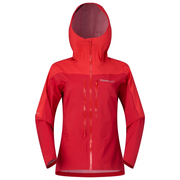 Norrøna - Women's Falketind Dri1 Jacket - Regenjas, rood