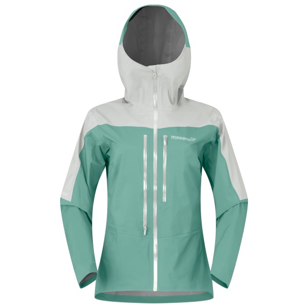 Norrøna - Women's Falketind Dri1 Jacket - Regenjas, turkoois