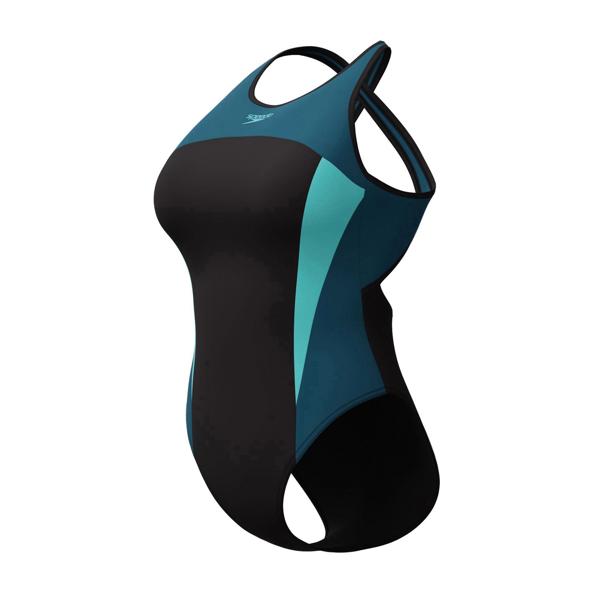 Speedo Eco+ Hi Neck Splice Crossback Badpak Dames