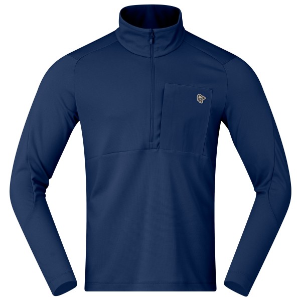 Norrøna - Femund Warm1 Half-Zip - Fleecetrui, blauw