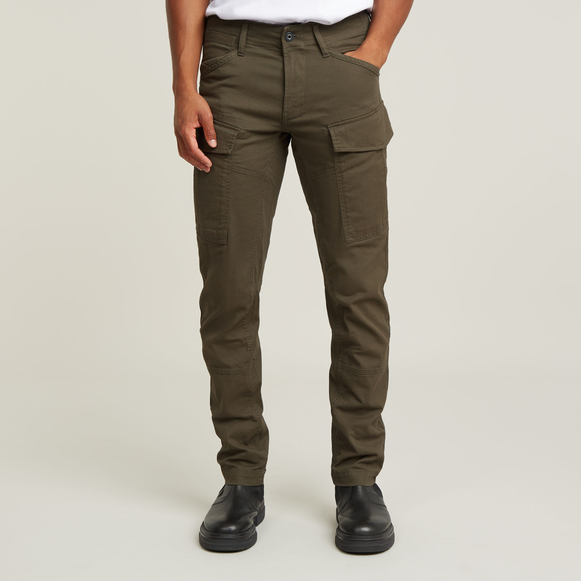 G-Star RAW Cargo Broek Regular Tapered - Grijs - Heren