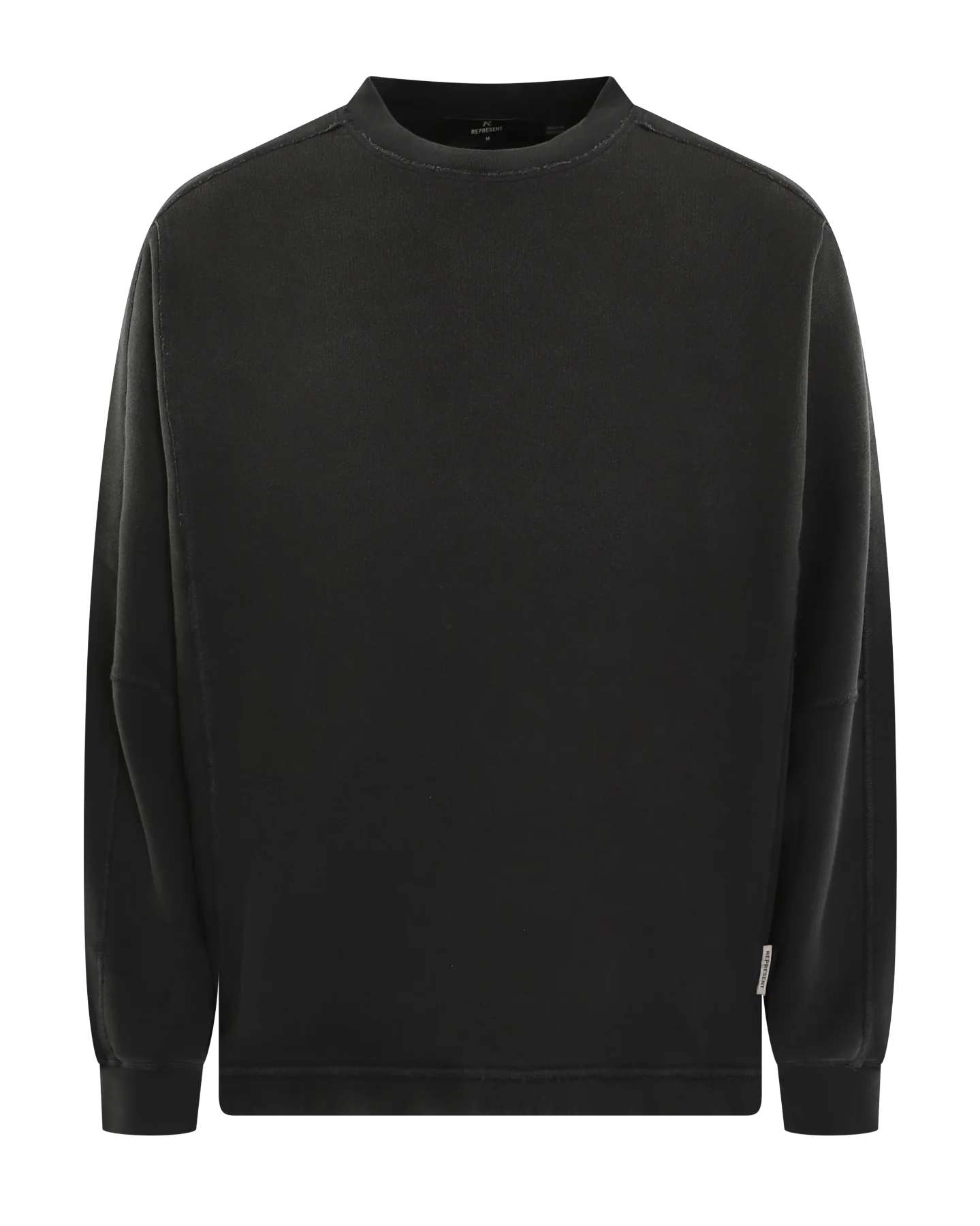 Represent Heren stepped hem sweatshirt