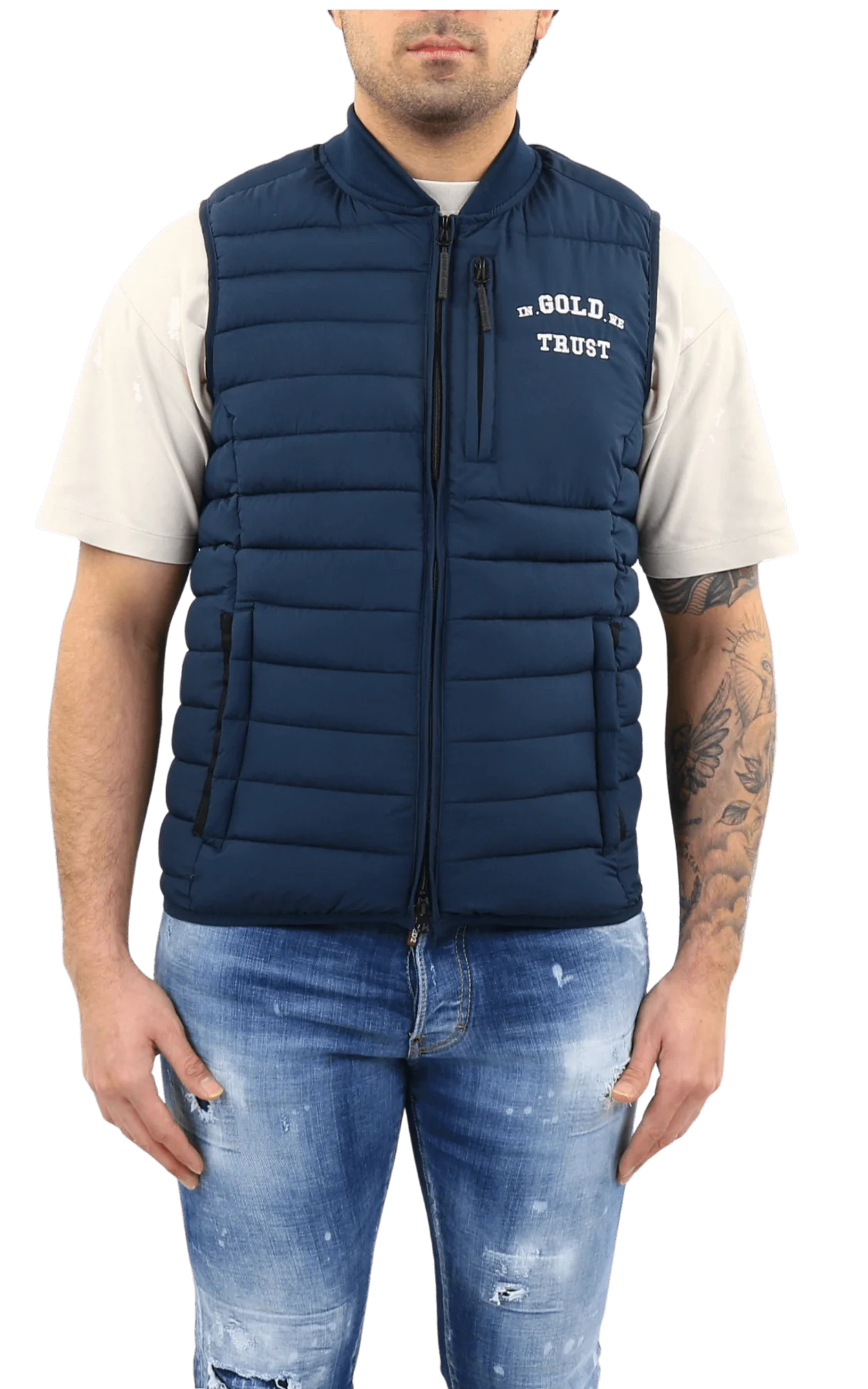 In Gold We Trust Heren the glory bodywarmer