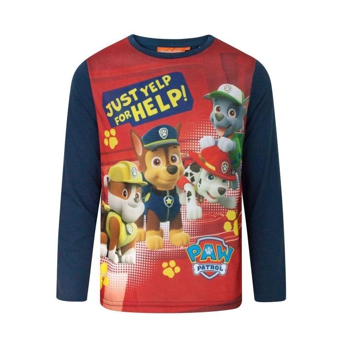 Paw Patrol Boys Yelp For Help T-shirt met lange mouwen 3 Years rood