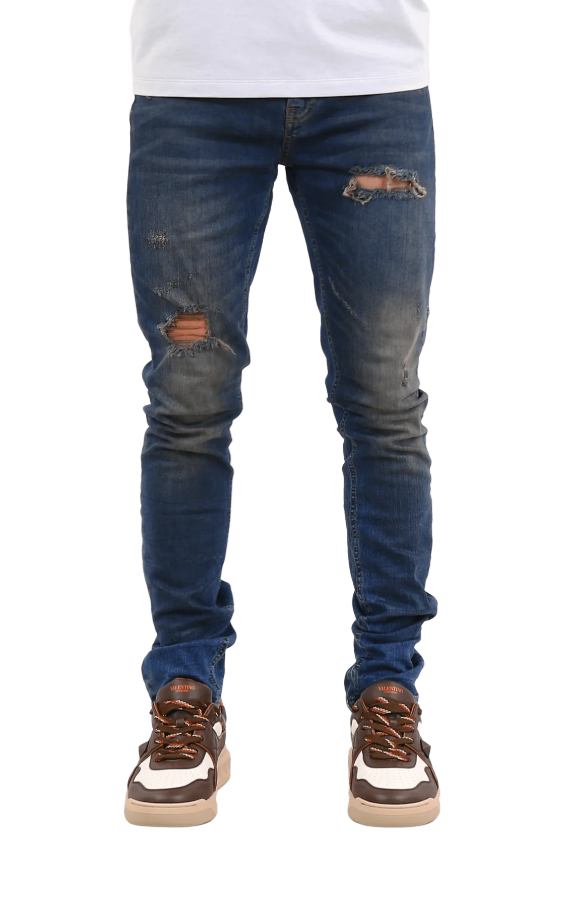 Flaneur Homme Heren destroyer skinny jeans