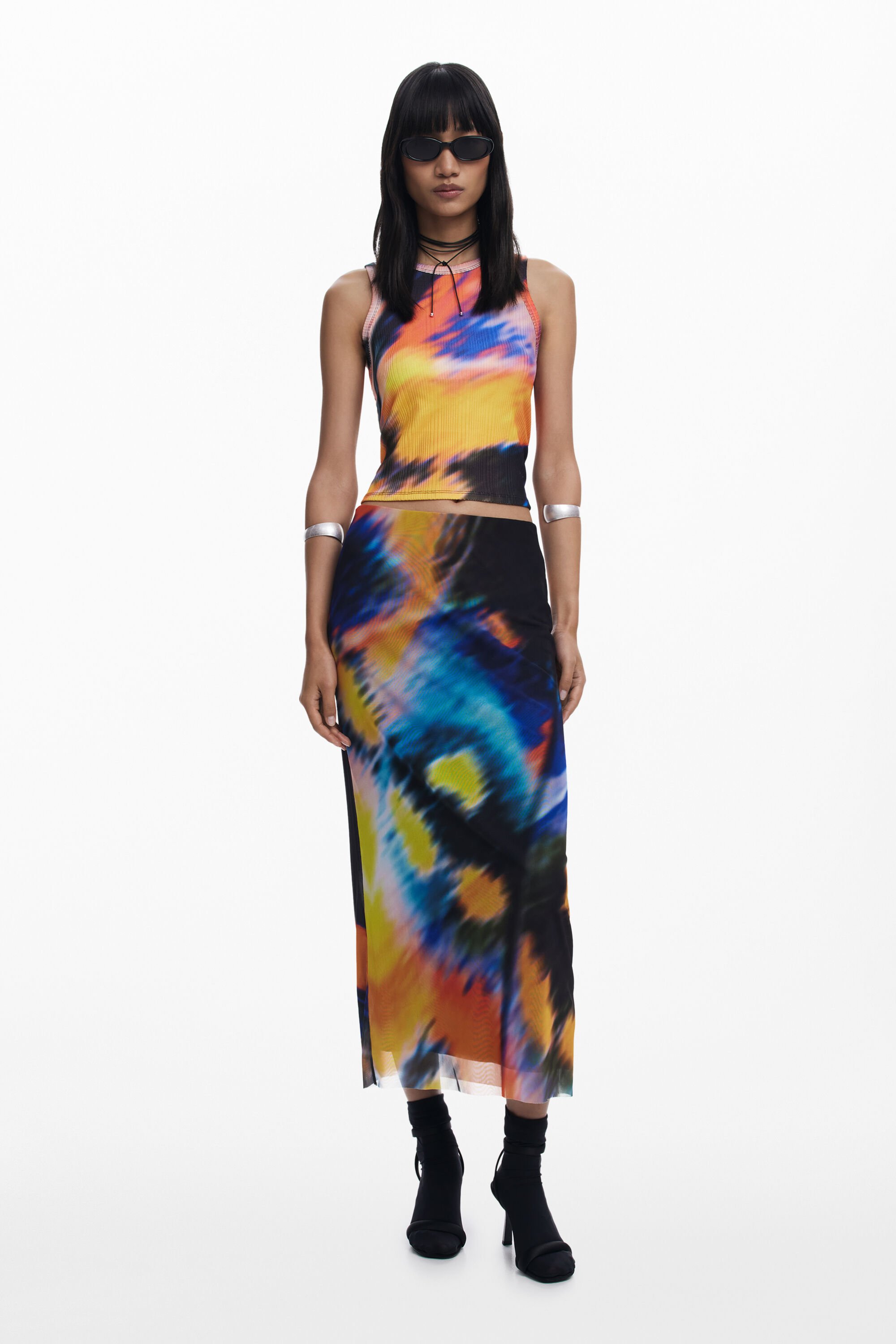 desigual Rok ontworpen door Mr. Christian Lacroix - BLACK