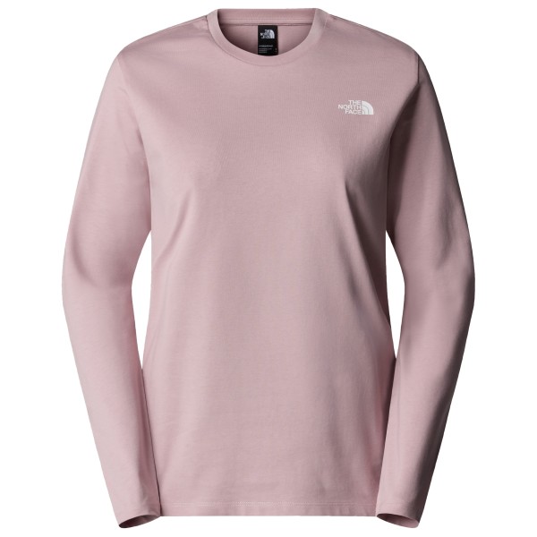 The North Face Simple Dome Long Sleeve T-Shirt - Pink- Dames, Pink